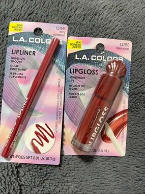 Colors
L.A. COLORS Pink Lipliner &
Lipgloss Duo